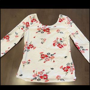 New Rebecca Taylor Floral Margarita Top